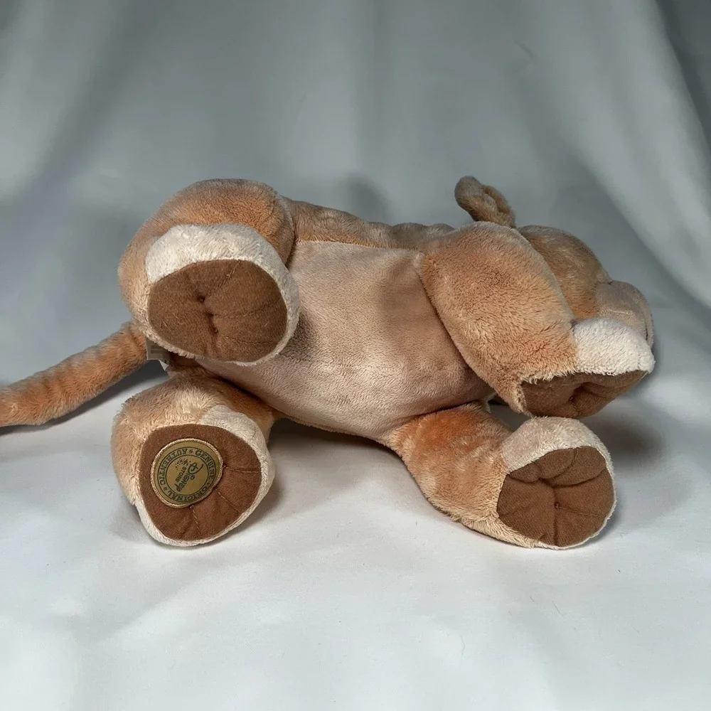 Disney Store Nala Cub Plush Lion King 13 in Gold Foot Stamp